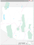 White Pine Wall Map Premium Style